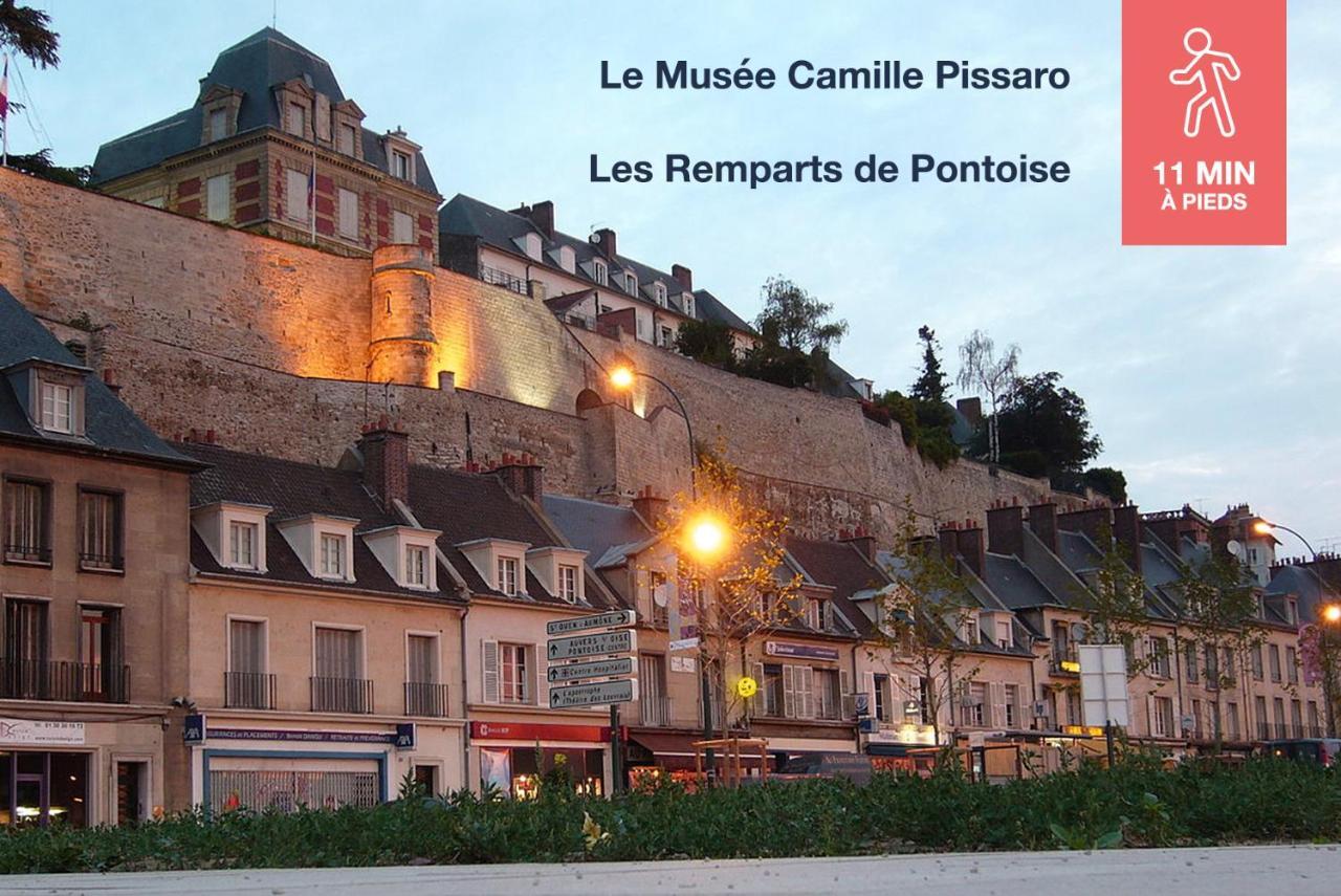 Studio Cosy En Plein Coeur Historique De Pontoise Exterior foto
